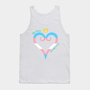 Trans Pride Heart Tank Top